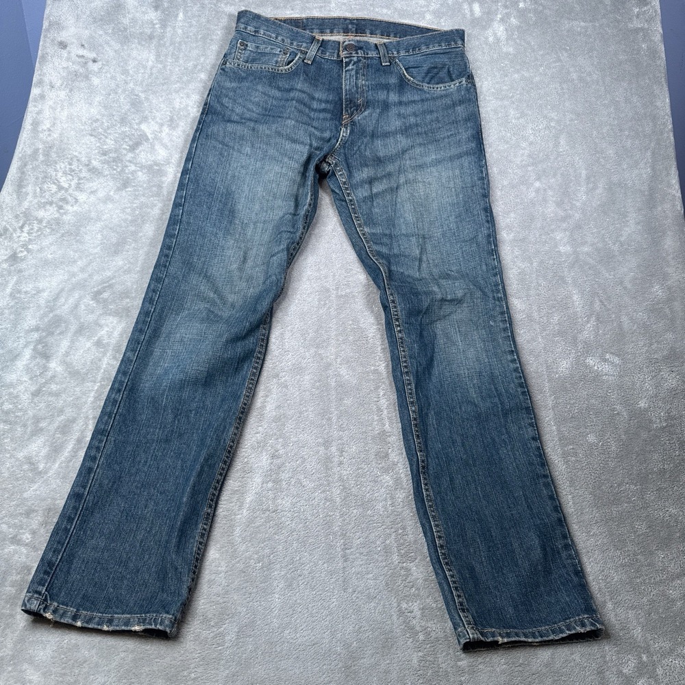 Levi Jeans Mens 30x32 Blue 559 Relaxed Straight Medium Wash Cotton Denim Classic